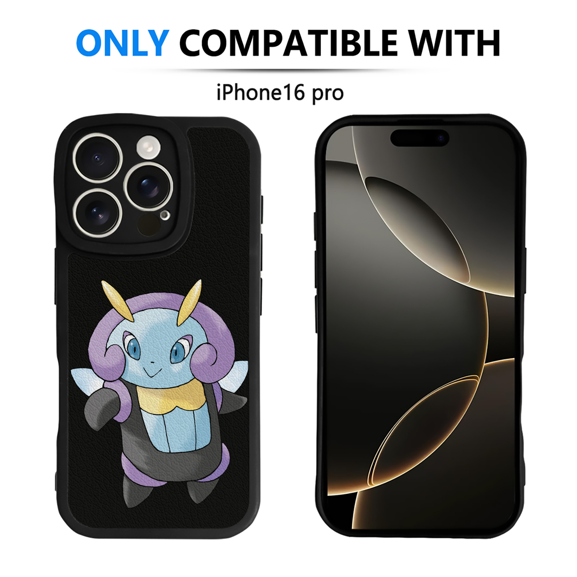 （画像用） ポケットモンスター Pokémon 【iPhone 16シリーズ対応】シリコンスマホケース（レザー調） 材質：シリコン